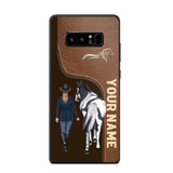 Personalized Horse Girl Horse Lovers Gift Phonecase Teacher Gifts Printed MTHTB1006