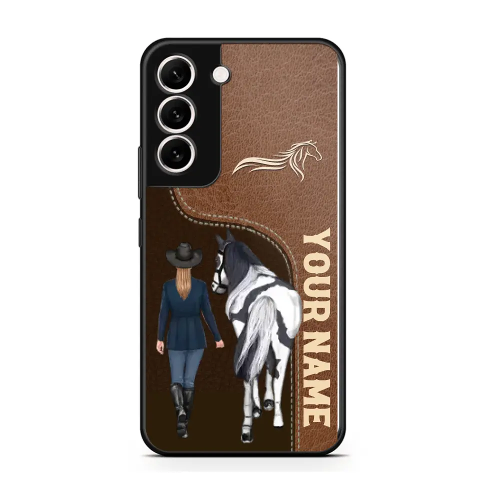 Personalized Horse Girl Horse Lovers Gift Phonecase Teacher Gifts Printed MTHTB1006