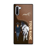 Personalized Horse Girl Horse Lovers Gift Phonecase Teacher Gifts Printed MTHTB1006