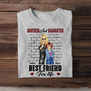 Personalized Mother And Daughter Best Friend For Life T-shirt Printed 23JUN-PN08