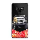 Personalized Jeep Lady Colorful Phonecase For Cool Lady 23JUN-DT19