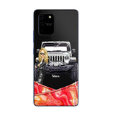 Personalized Jeep Lady Colorful Phonecase For Cool Lady 23JUN-DT19