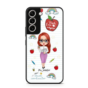 Personalized Teach Love Inspire Apple Chaos Coodinator Teacher Name Phonecase Printed HTHHN1606