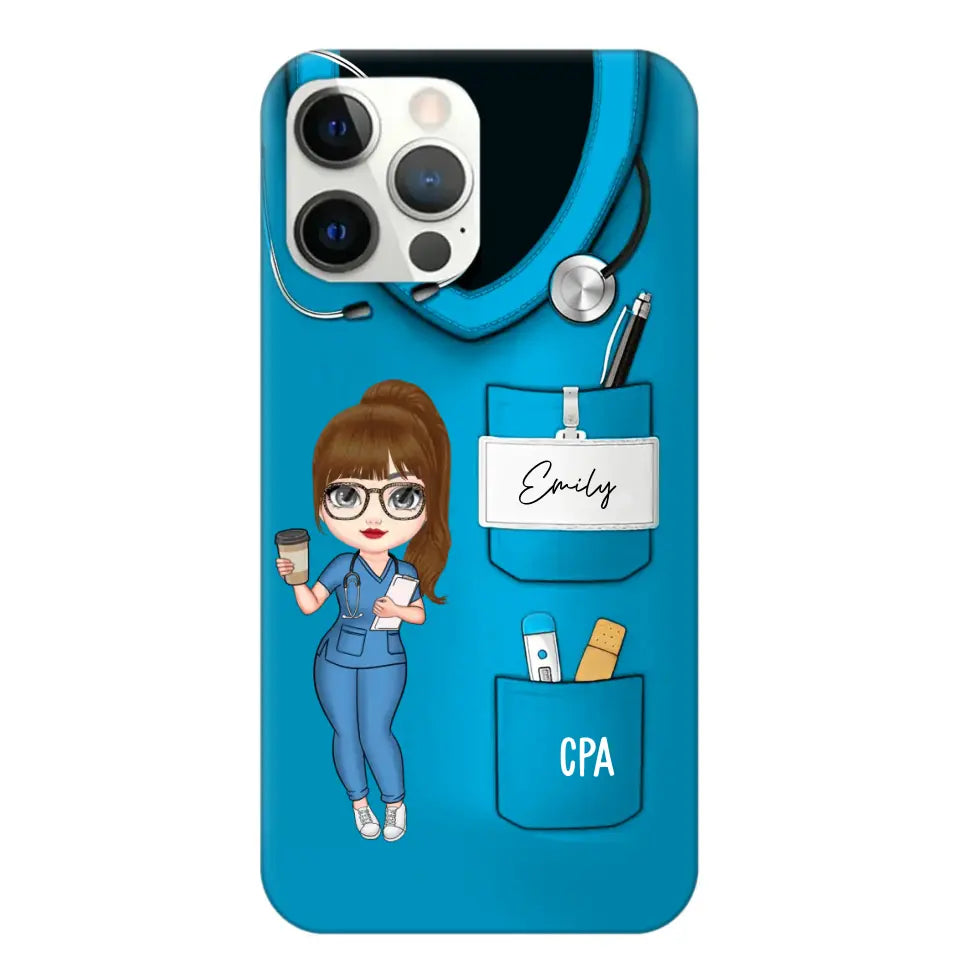 Personalized Nurse with Name Gift For Nurse Phonecase Printed MTHTB1506