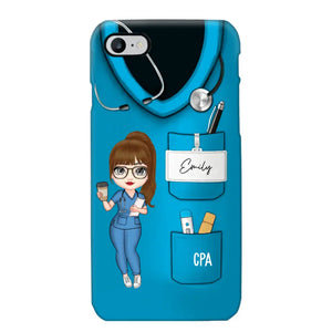 Personalized Nurse with Name Gift For Nurse Phonecase Printed MTHTB1506