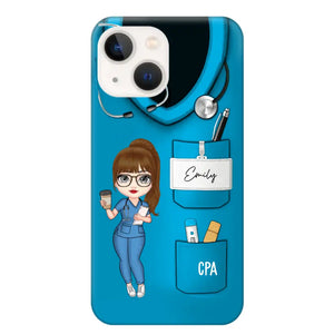 Personalized Nurse with Name Gift For Nurse Phonecase Printed MTHTB1506