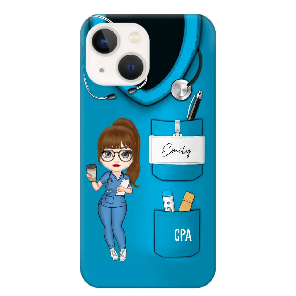 Personalized Nurse with Name Gift For Nurse Phonecase Printed MTHTB1506