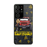 Personalized Jeep Girl Ain't  Nothing But A Jeep Thang Phonecase Printed MTTB1906