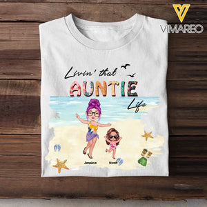 Personalized Livin That Mom Aunt Grandma Life Tshirt Printed QTKH2806