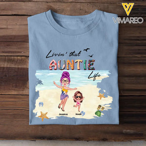 Personalized Livin That Mom Aunt Grandma Life Tshirt Printed QTKH2806