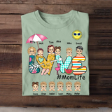 Personalized Love Momlife T-shirt Printed QTHN2906