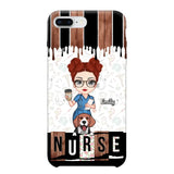 Personalized Nurse with Dogs Gift For Nurse For Dog Lovers Phonecase Printed PNDT1606