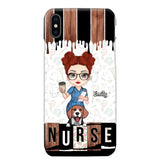 Personalized Nurse with Dogs Gift For Nurse For Dog Lovers Phonecase Printed PNDT1606