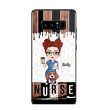 Personalized Nurse with Dogs Gift For Nurse For Dog Lovers Phonecase Printed PNDT1606