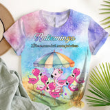 Personalzied Auntiemingo Like A Mom But More Fabulous Kid Names 3D TShirt Printed HNMTH2906