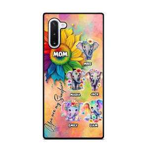 Personalized Elephant Mom Gift For Mom Phone Case QTDT0507