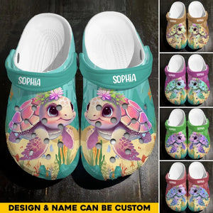 Personalized Sea Turtle Lover Clogs Slipper Shoes Printed QTHQ0707