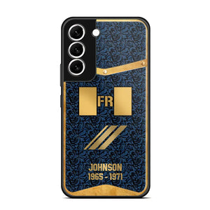 Personalized Royal Golden French Veteran Phonecase Printed 67