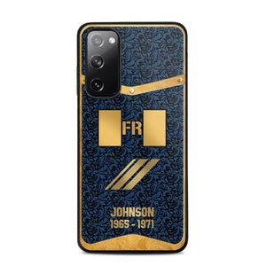 Personalized Royal Golden French Veteran Phonecase Printed 67