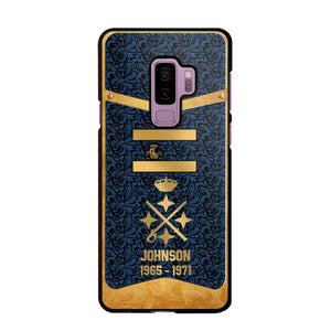 Personalized Royal Golden Spanish Veteran Phonecase Printed 67