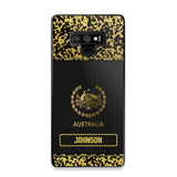 Personalized Australian Veterans Camo Golden Phone Case QTDT0807