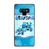 Personalized Fall Season Pumpkin Autumn Grandma with Kid Name Gift For Grandma Phonecase PNDT0707