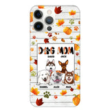 Personalized Fall Season Pumpkin Autumn Dog Mom Dog Lovers Gift Phonecase PNDT0707