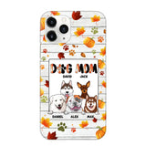 Personalized Fall Season Pumpkin Autumn Dog Mom Dog Lovers Gift Phonecase PNDT0707