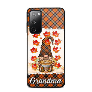 Personalized Fall Season Grandma Autumn With Kids   Phone Case Printed QTHQ1007