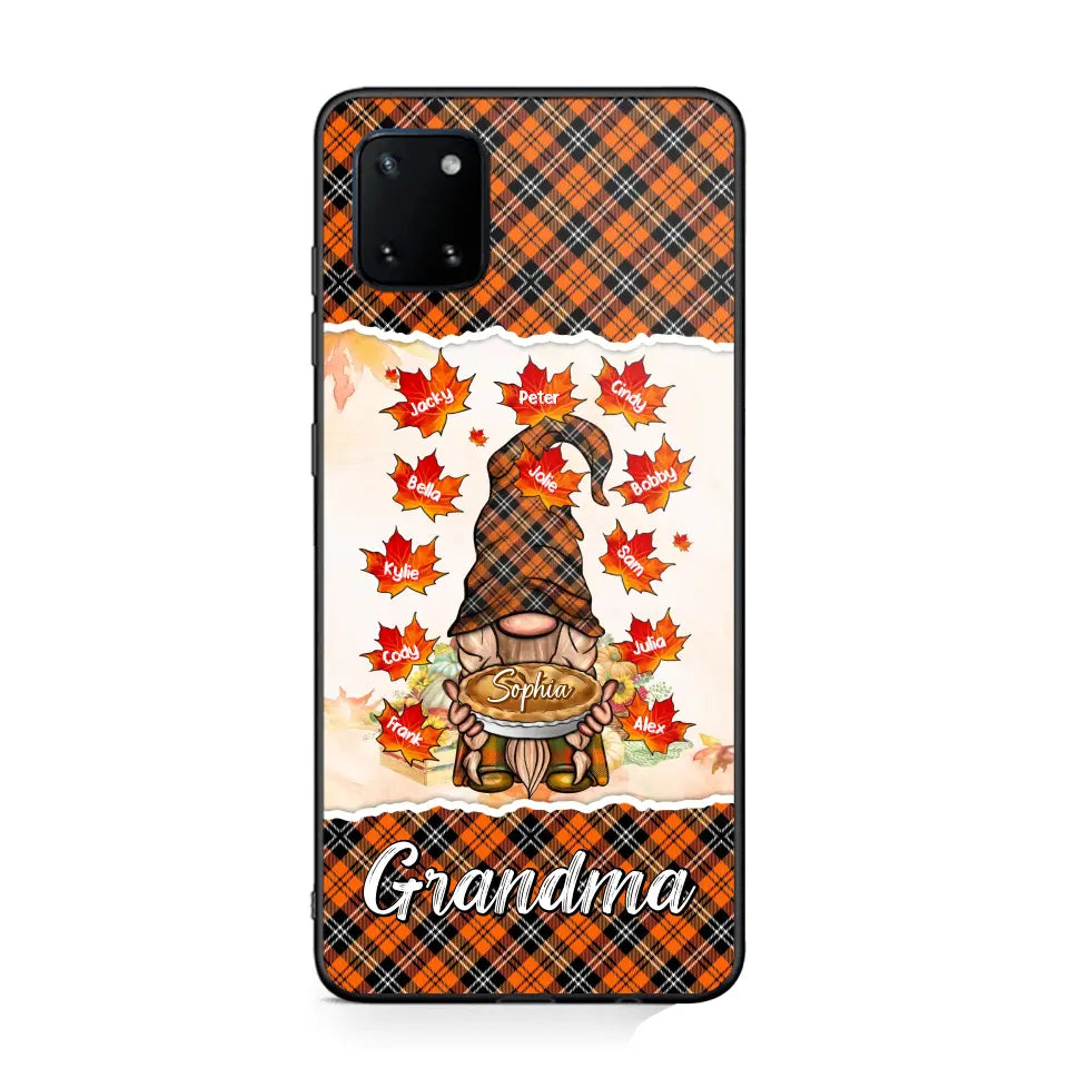 Personalized Fall Season Grandma Autumn With Kids   Phone Case Printed QTHQ1007