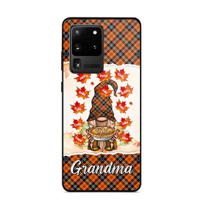 Personalized Fall Season Grandma Autumn With Kids   Phone Case Printed QTHQ1007