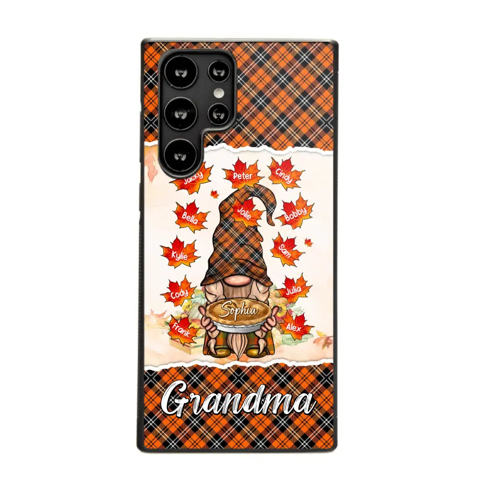 Personalized Fall Season Grandma Autumn With Kids   Phone Case Printed QTHQ1007