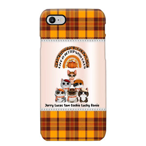 Personalized Life Is Better With Cats Fall Season Cat Lovers Phonecase Printed PNPVD1407