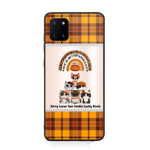 Personalized Life Is Better With Cats Fall Season Cat Lovers Phonecase Printed PNPVD1407