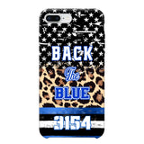 Personalized Back The Blue Police Phonecase Printed 23JUL-DNL21