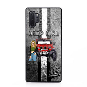 Personalized Jeep Girl with Name Phonecase Printed HTHHN2407