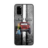 Personalized Jeep Girl with Name Phonecase Printed HTHHN2407