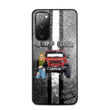 Personalized Jeep Girl with Name Phonecase Printed HTHHN2407