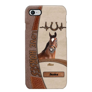 Personalized Upload Your Horse Photo Love Horse Phonecase PD202346