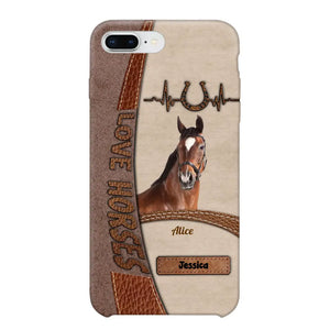 Personalized Upload Your Horse Photo Love Horse Phonecase PD202346