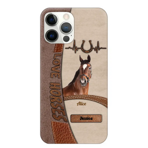 Personalized Upload Your Horse Photo Love Horse Phonecase PD202346