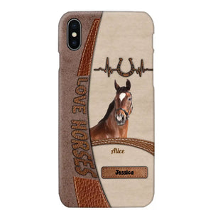 Personalized Upload Your Horse Photo Love Horse Phonecase PD202346