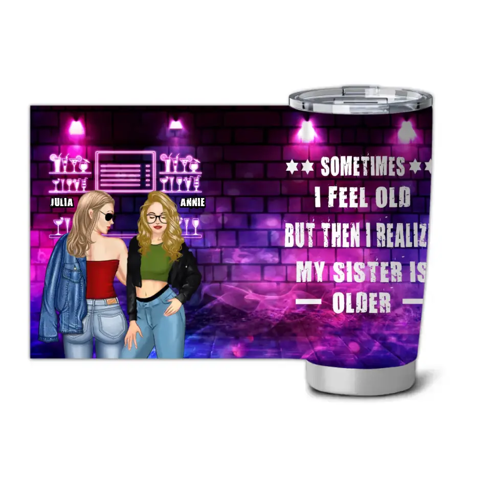 Personalized Besties Forever Tumbler Printed 202362 HN