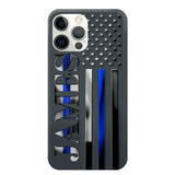 Personalized Law Enforcement Thin Blue Line Luxury Phonecase 2023101