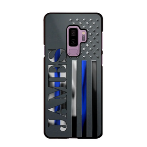 Personalized Law Enforcement Thin Blue Line Luxury Phonecase 2023101