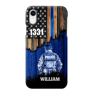 Personalized Police Department with Name Phonecase Printed PTN202390