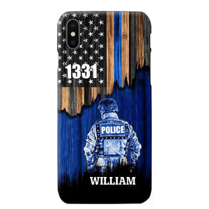 Personalized Police Department with Name Phonecase Printed PTN202390