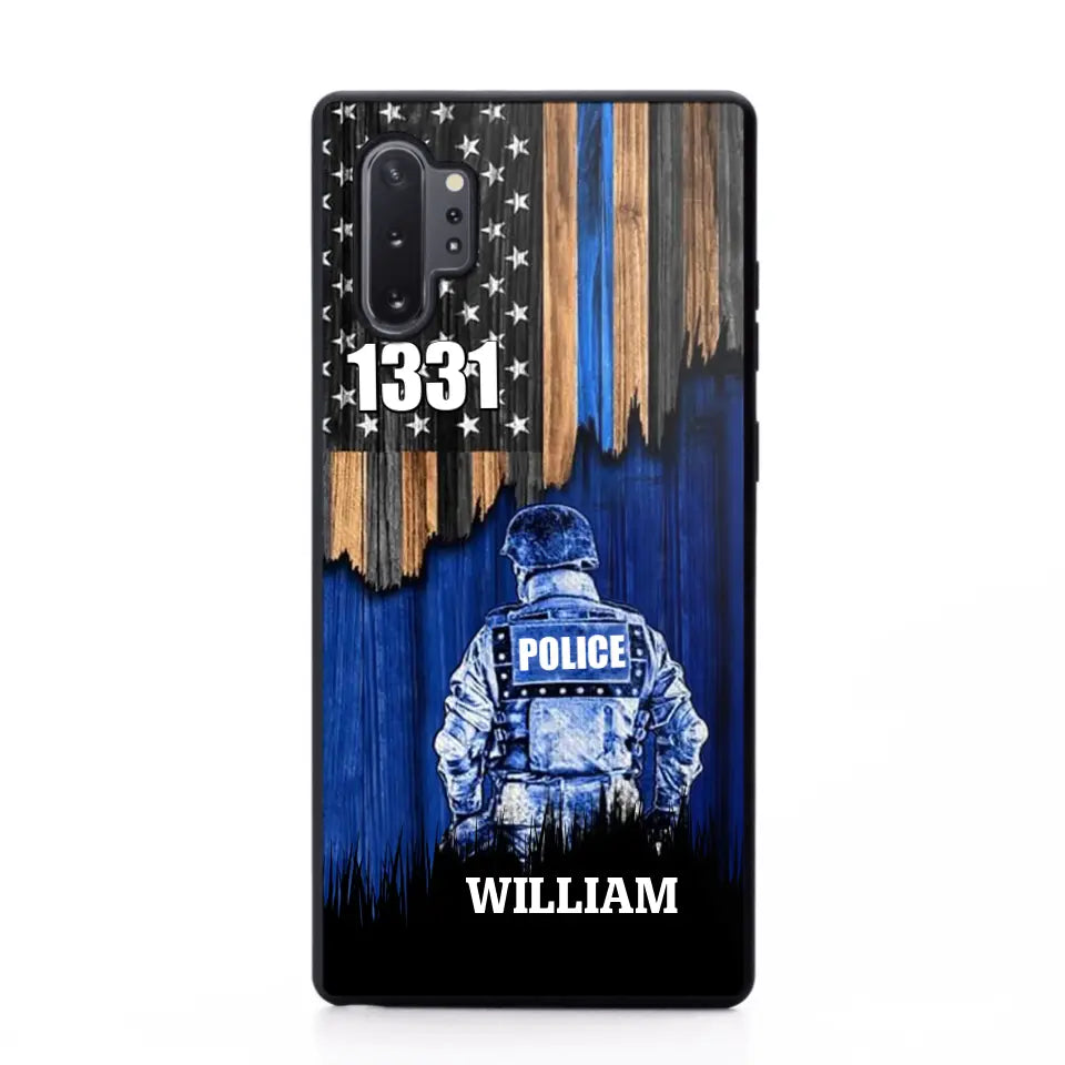 Personalized Police Department with Name Phonecase Printed PTN202390