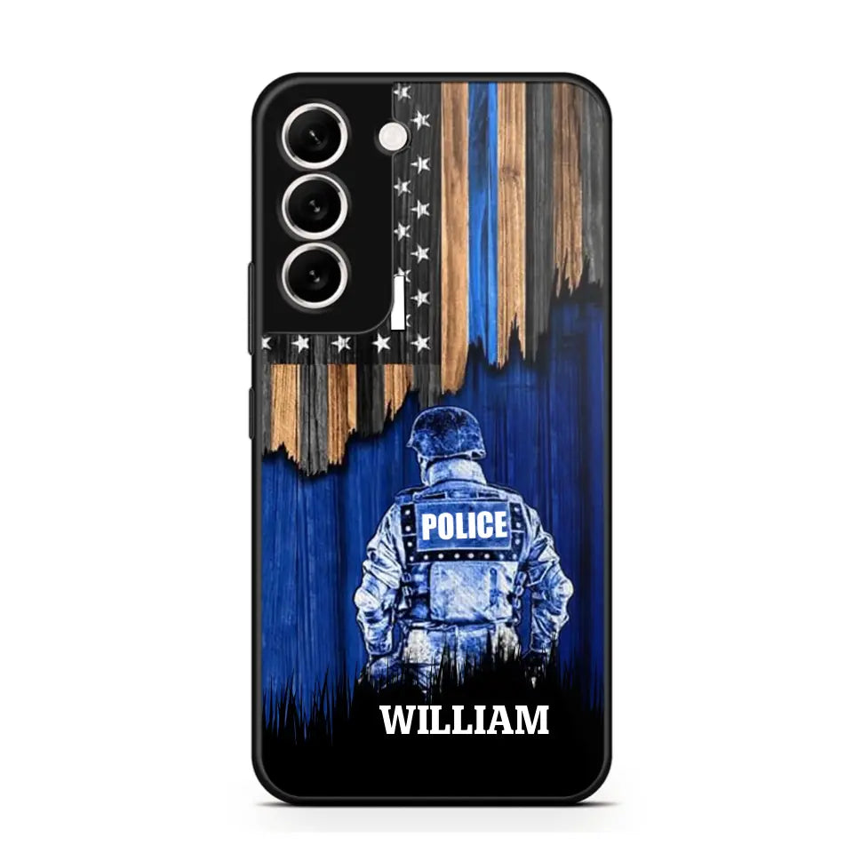 Personalized Police Department with Name Phonecase Printed PTN202390