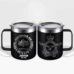 Personalized Australian Armed Forces With Name And Year Laser Handle Cup Printed 2023197KVH